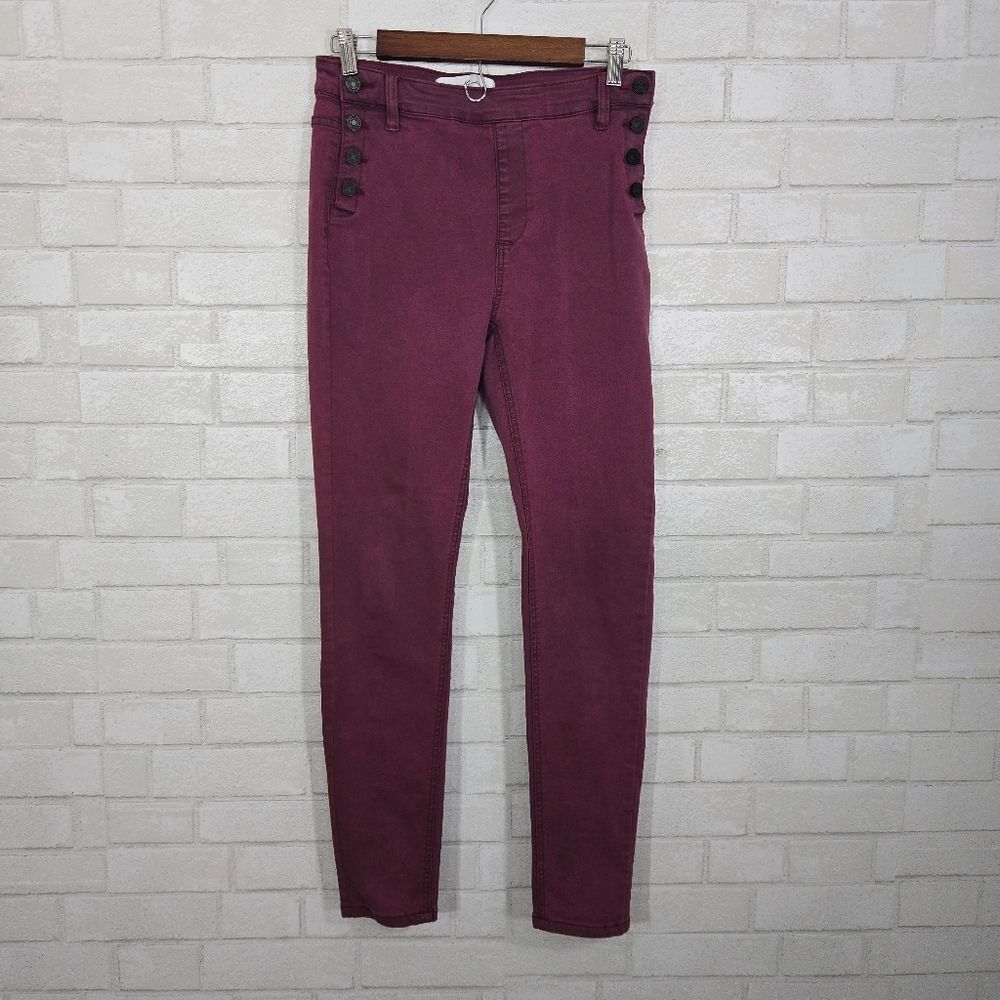 KanCan maroon Estilo skinny pants